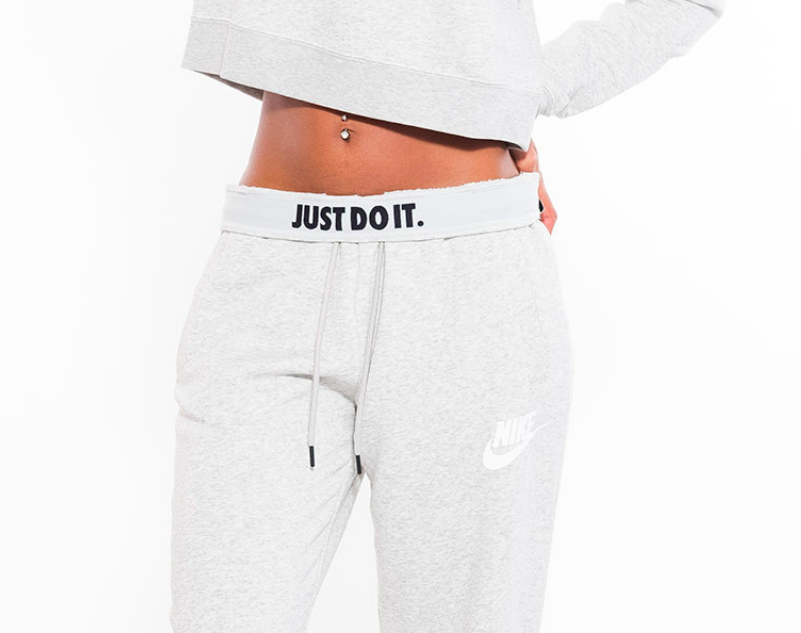 nike sweatpants just do it band